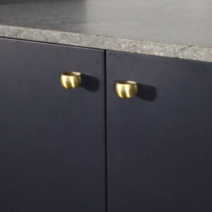 Momo Handles Ball Knob Brushed Matt Brass