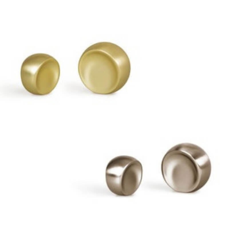 Momo Handles Ball Knob Brushed Matt Brass - Image 3