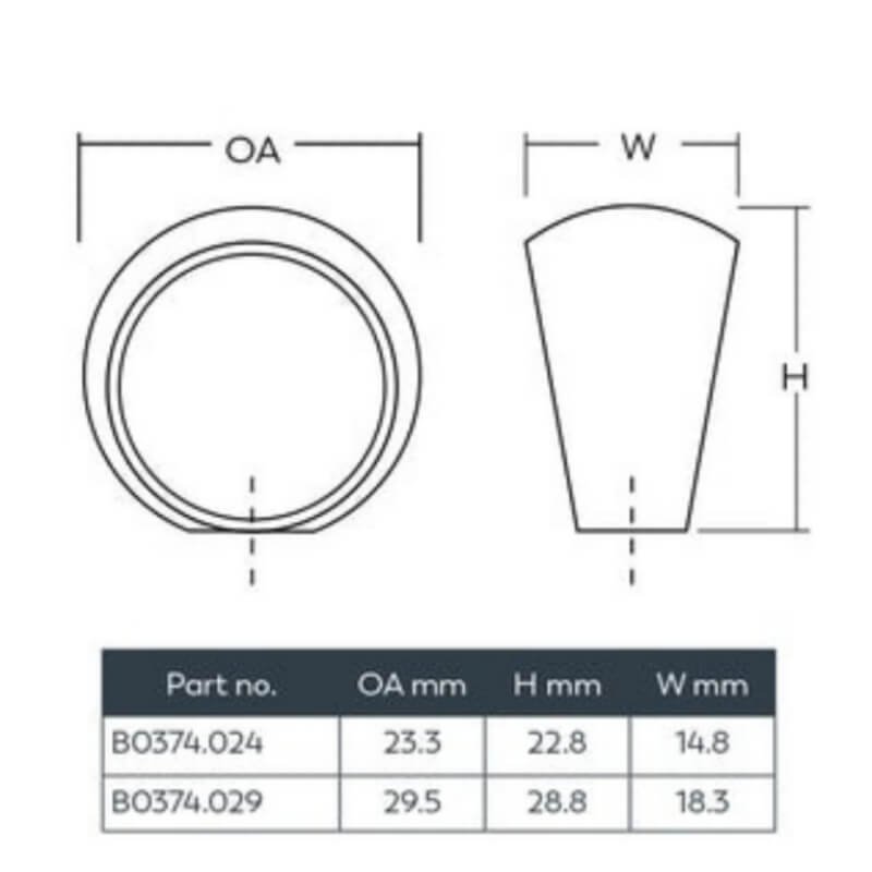 Momo Handles Ball Knob Brushed Matt Brass - Image 5