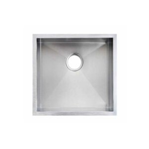 440x440x205mm Stainless Steel Handmade Single Bowl Sink for Flush Mount and Undermount