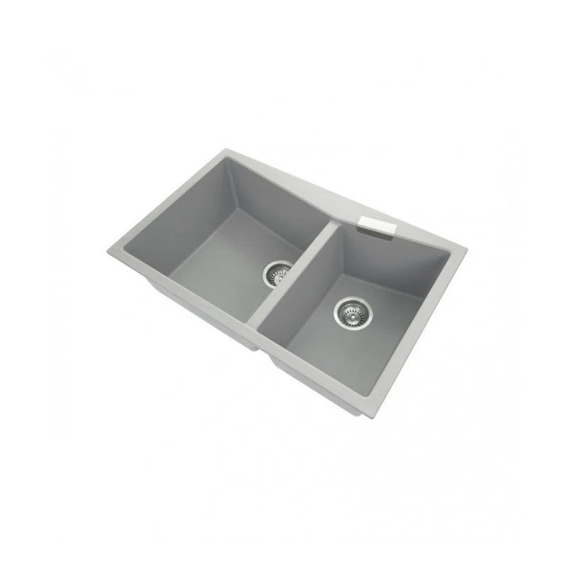 Carysil CGDB3220 Double Bowl Granite Kitchen Sink Top/Flush Mount - Image 3