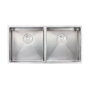 Hand-made Double Kitchen Sink (Round Edges)