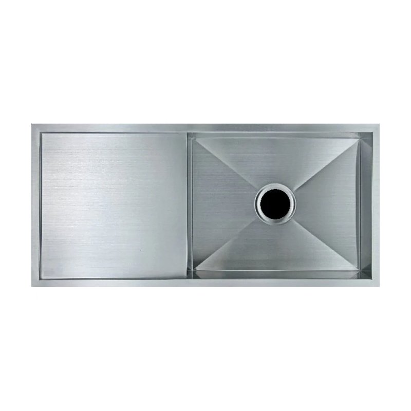 960x450x230mm Hand-made Single Bowl Kitchen Sink (Round Edges)