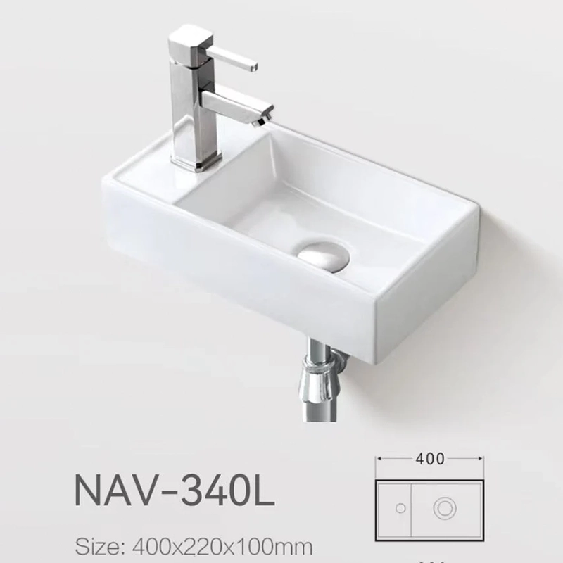 Gloss White Above Counter Ceramic Basin