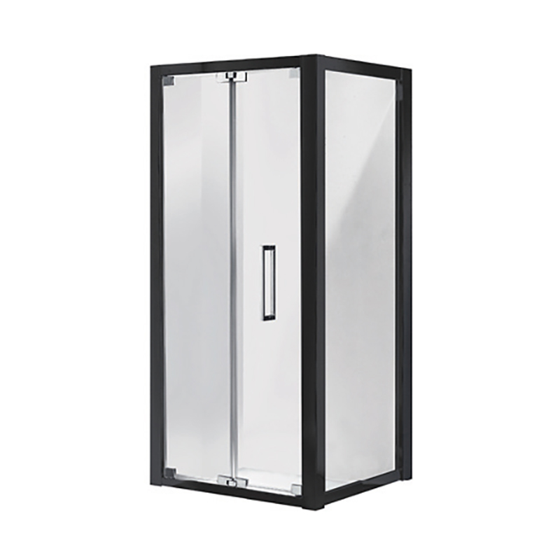 Corsica Bi-fold 900, Chrome – LH Hinge Door Set - Image 2