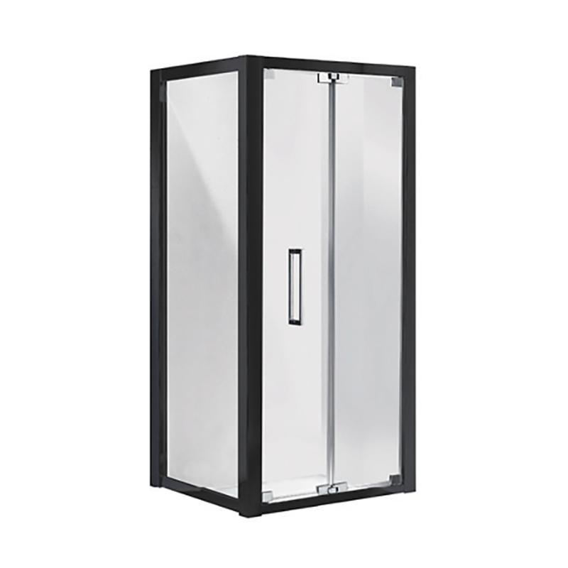 Corsica Bi-fold 900, Chrome – LH Hinge Door Set