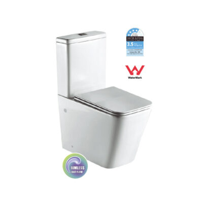 NT-1039GB — FLORENCE Rimless Toilet Suite with GEBERIT fittings