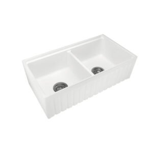 Carysil Fine Fireclay Double Bowl 838 x 457 x 232mm