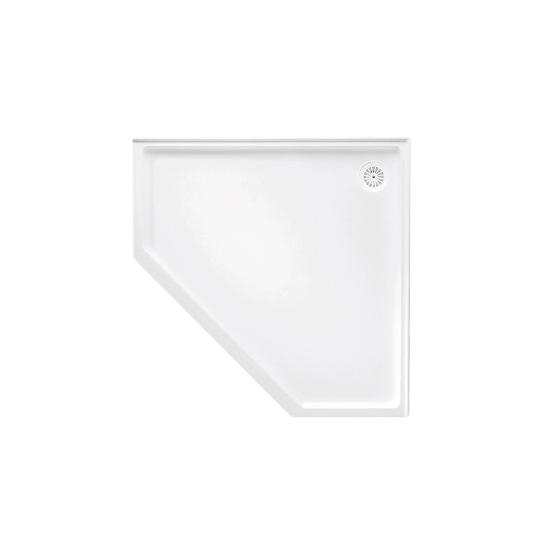 Marbletrend Flinders Polymarble 900×1060, Rectangular Shower Base, Centre Outlet - Image 3