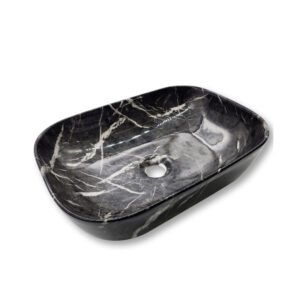 MBG10 Gloss Black Marble Basin