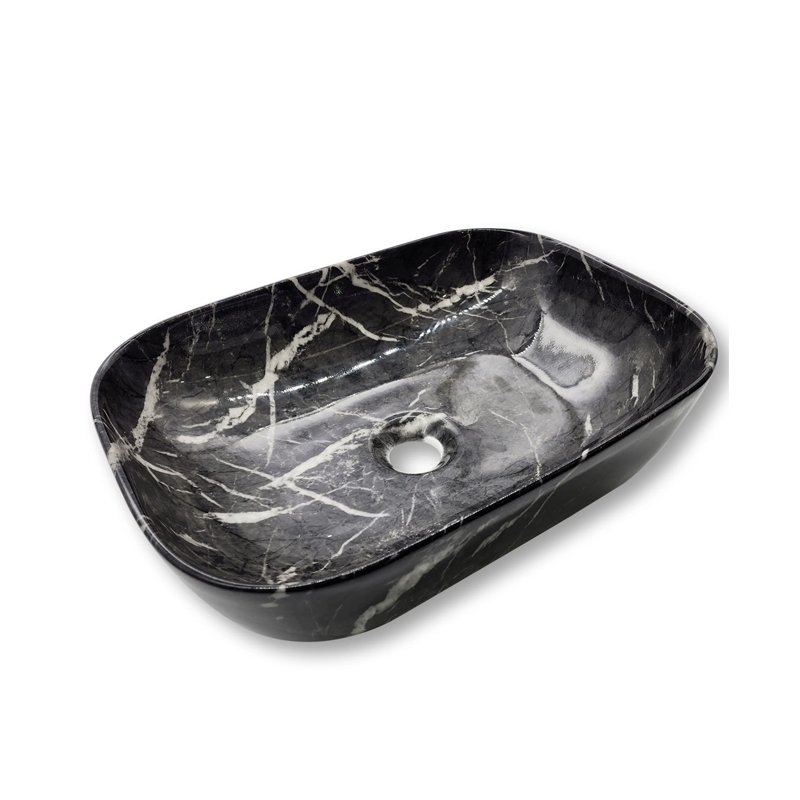 MBG10 Gloss Black Marble Basin