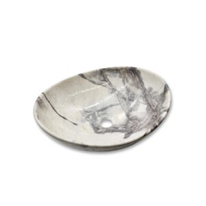 MQG17 Gloss White Marble Basin