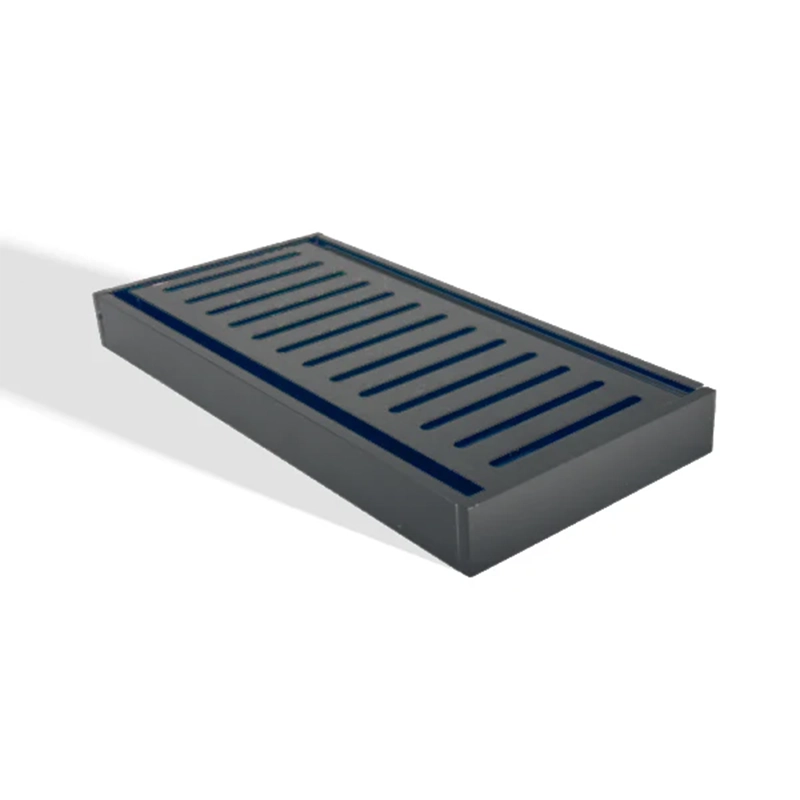 Muses Aluminium Brushed Black Ezy Flow Floor Grate 300x100x21mm - Image 2