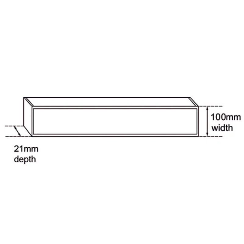 Muses Aluminium Brushed Silver Ezy Flow Tile Insert Grate 300x100x21mm - Image 2