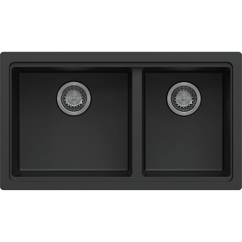 786x446mm Carysil Maples Double Bowl Granite Kitchen Sink