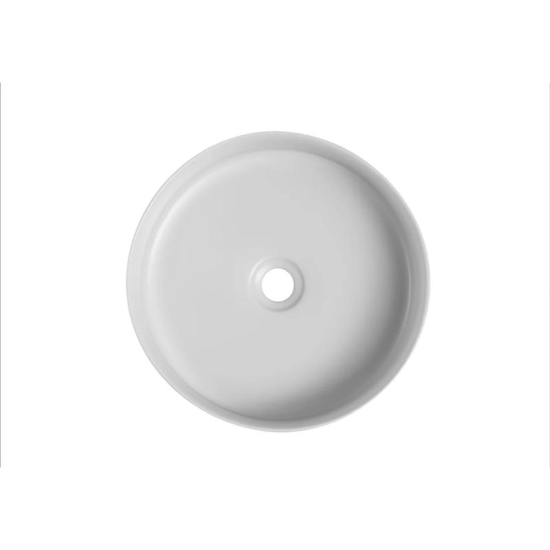 360x360x120mm Matte Grey Above Counter Ceramic Basin - Image 2