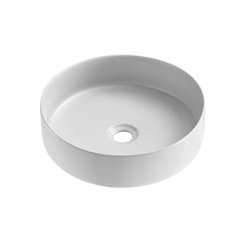 360x360x120mm Matte Grey Above Counter Ceramic Basin