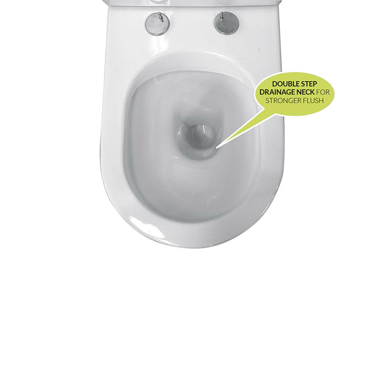 NT-1094GB — OSLO Rimless Toilet Suite with GEBERIT fittings - Image 2