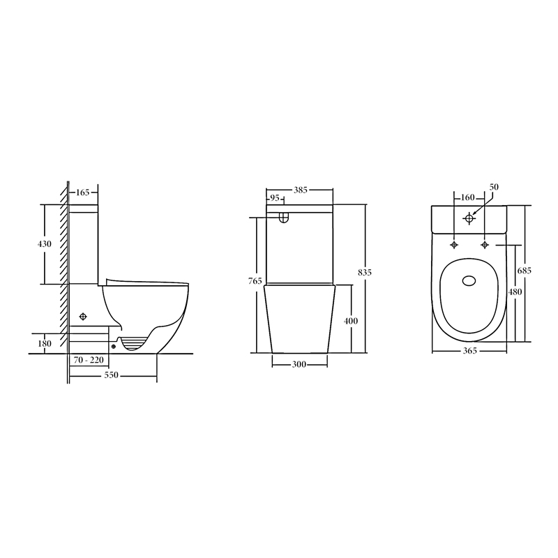 T6083 — TOULOUSE Tornado Toilet Suite - Image 2