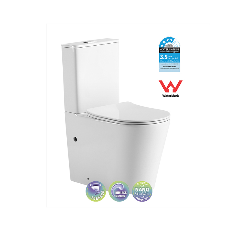 T6088RT – VERA Tornado-Rimless Toilet Suite