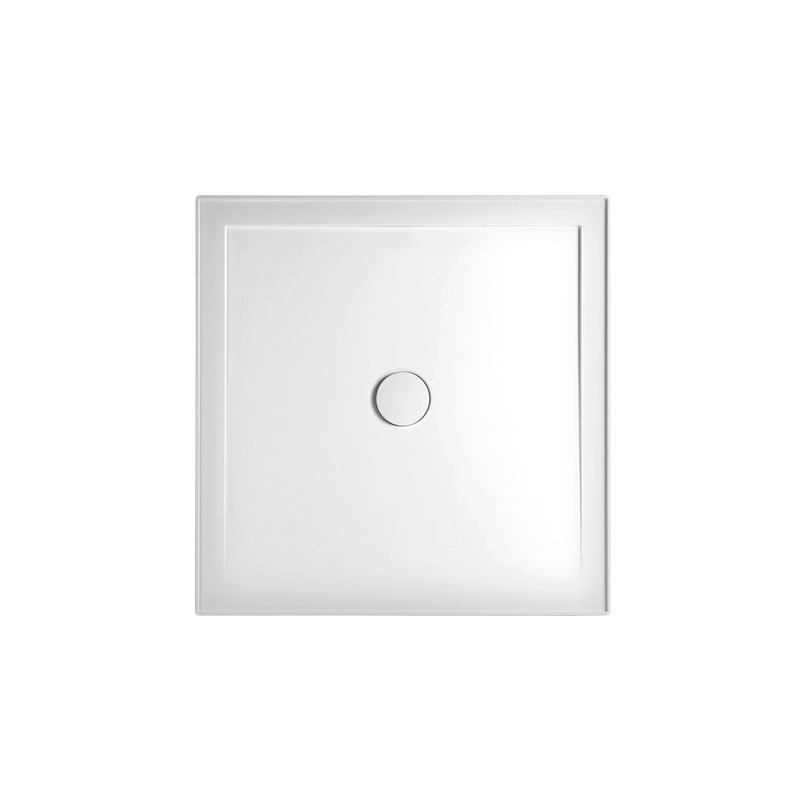 Marbletrend Flinders SMC 900, Square Shower Base, Centre Outlet 4x Tile Lips - Image 3