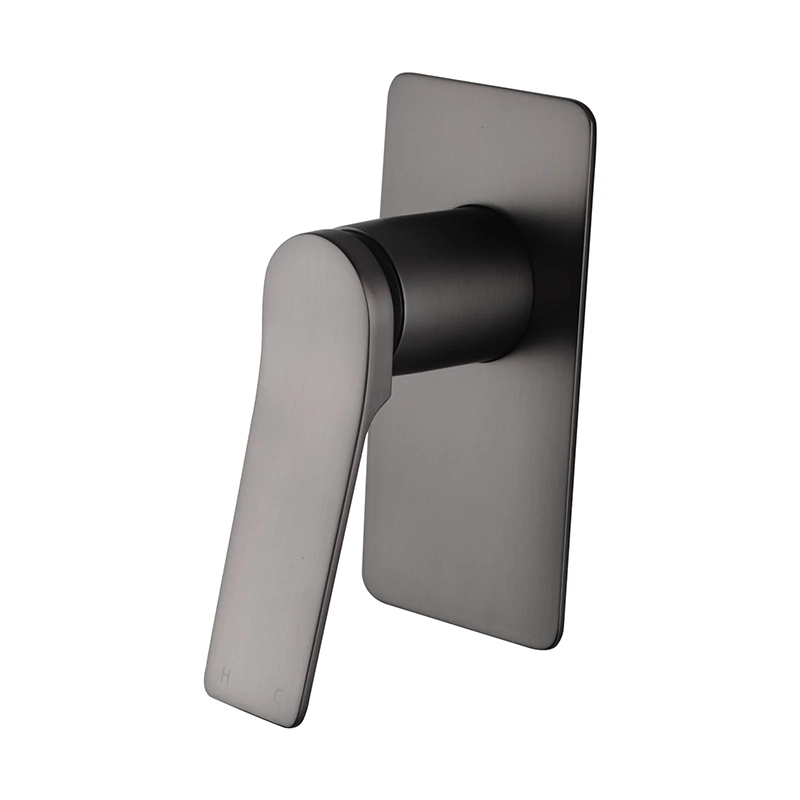 RUSHY Square Brushed Gun Metal Grey Built-in Shower Mixer (Brass) COLOR UP