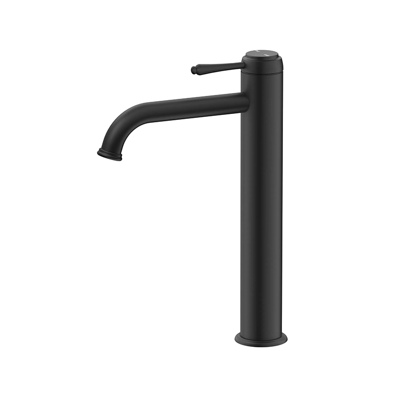 Mica Heritage Tall Basin Mixer - Black
