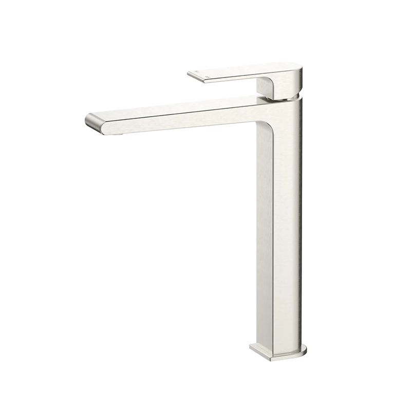 Beki Tall Basin Mixer - Brushed Nickel