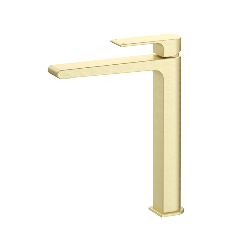 Beki Tall Basin Mixer - French Gold