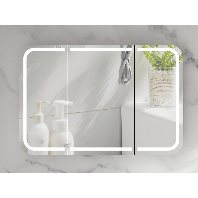 CARYSIL 1200x800mm Grand LED Matte White Shaving Cabinet - Image 3