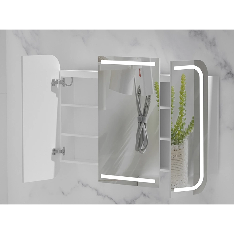 CARYSIL 1200x800mm Grand LED Matte White Shaving Cabinet - Image 2