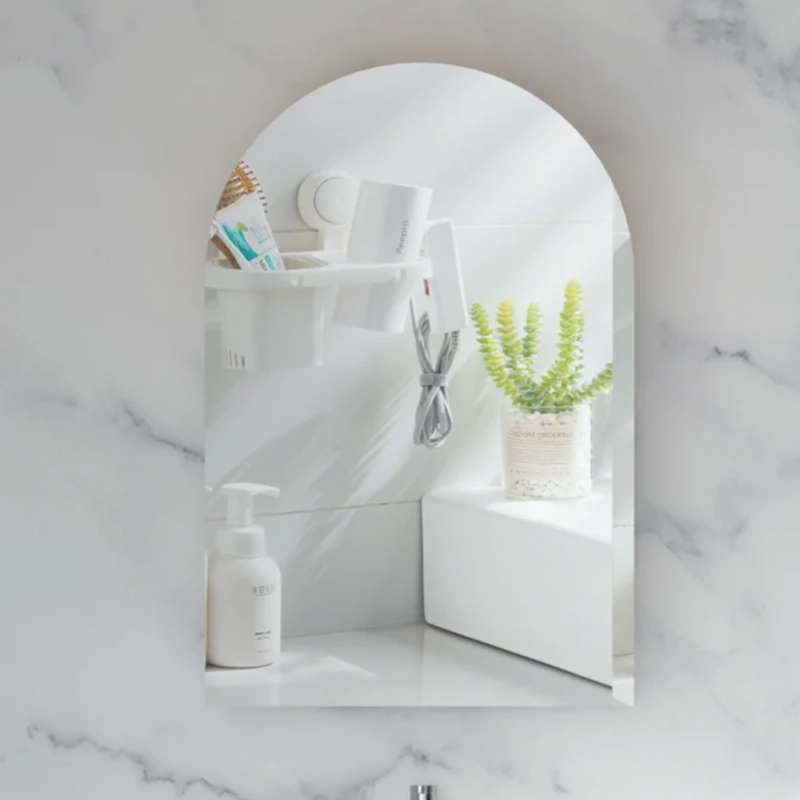 CARYSIL Imperial 600x900mm MATTE WHITE Arch Shaving Cabinet