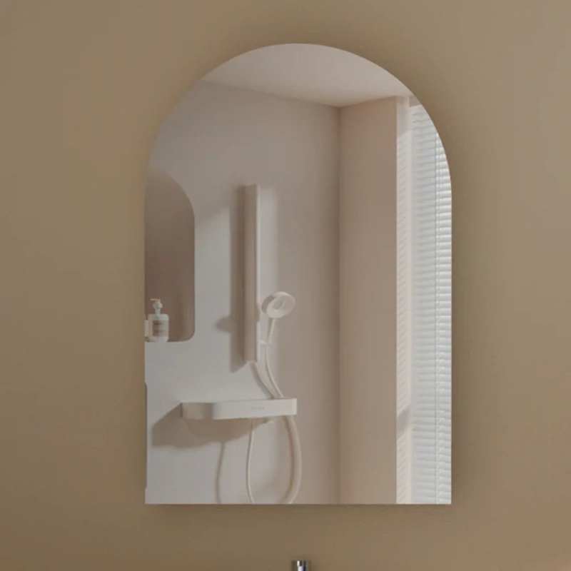 CARYSIL Imperial 600 x900mm WALNUT Arch Shaving Cabinet