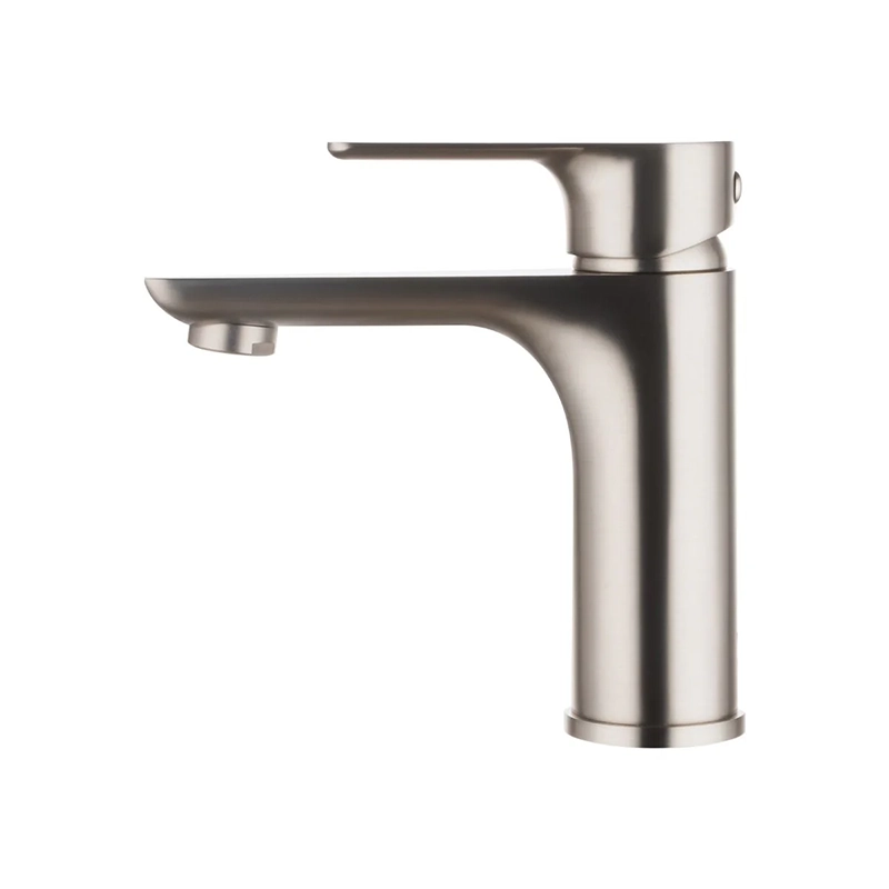 VOG Series Brushed Nickel Basin Mixer Tap - Image 4
