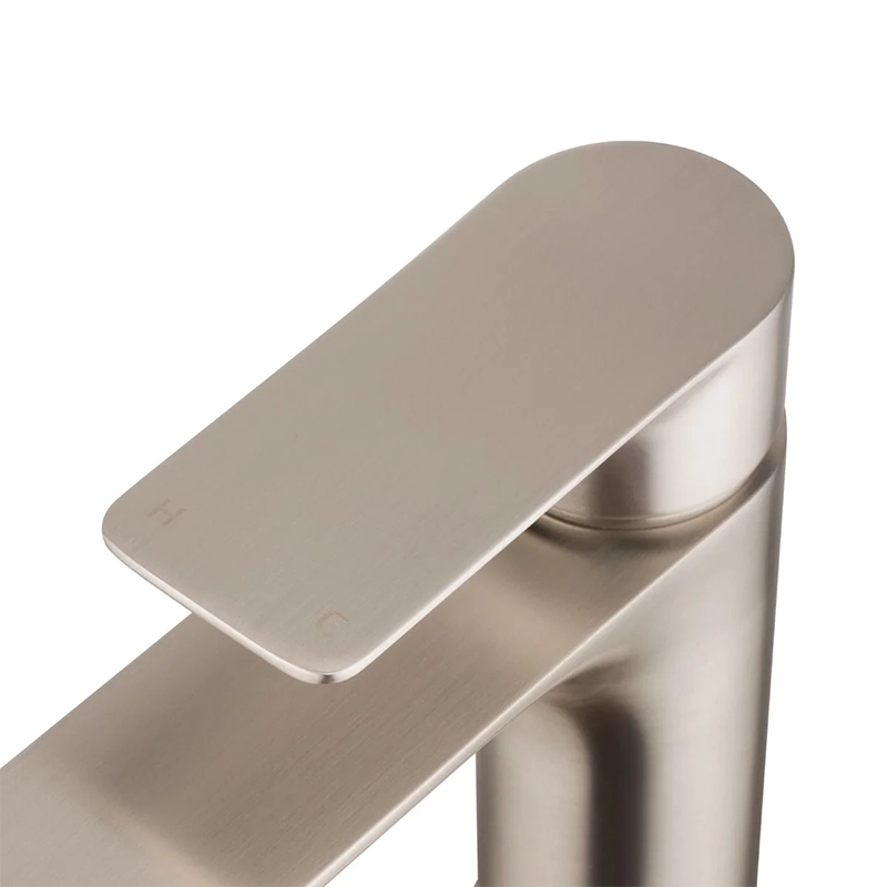VOG Series Brushed Nickel Basin Mixer Tap - Image 2