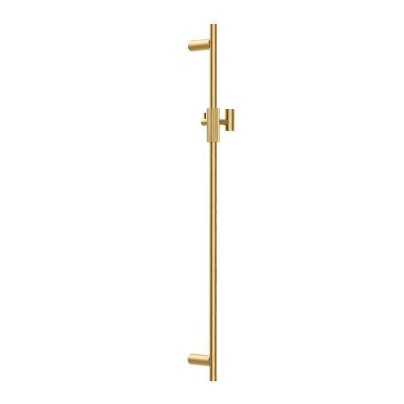CADDENCE Series Brushed Yellow Gold Shower Rail without Handheld Shower - Image 2