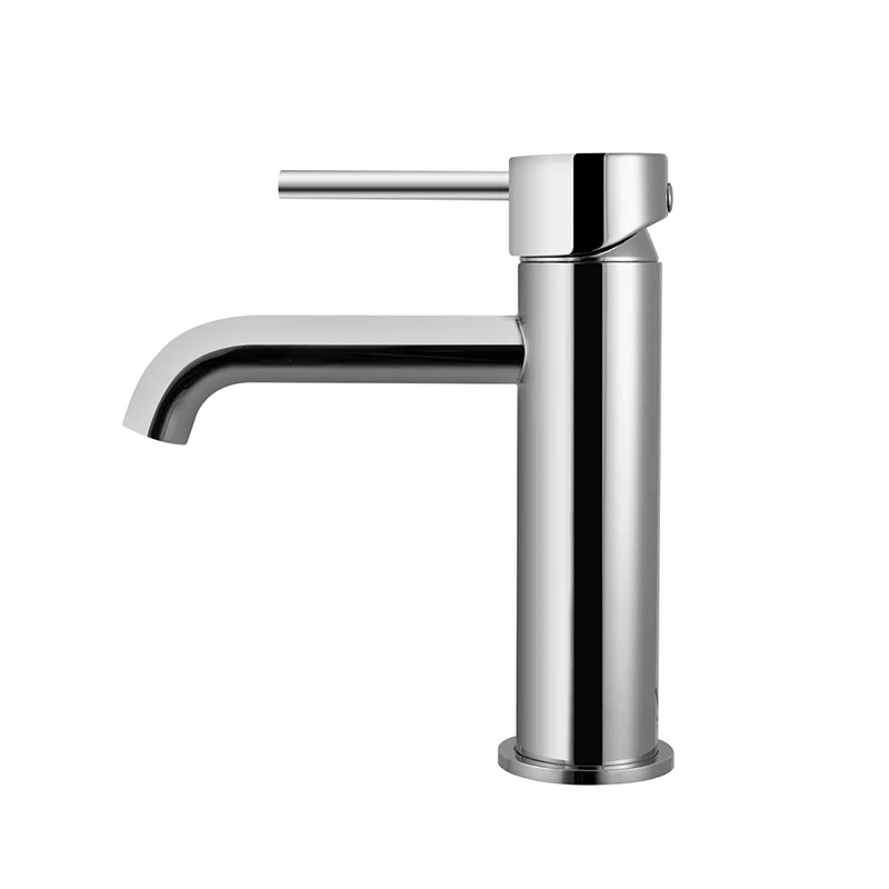 LUCID PIN Series Round Chrome Basin Mixer - Image 2