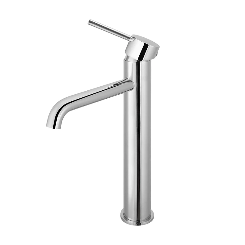 LUCID PIN Series Round Chrome Tall Basin Mixer - Image 2