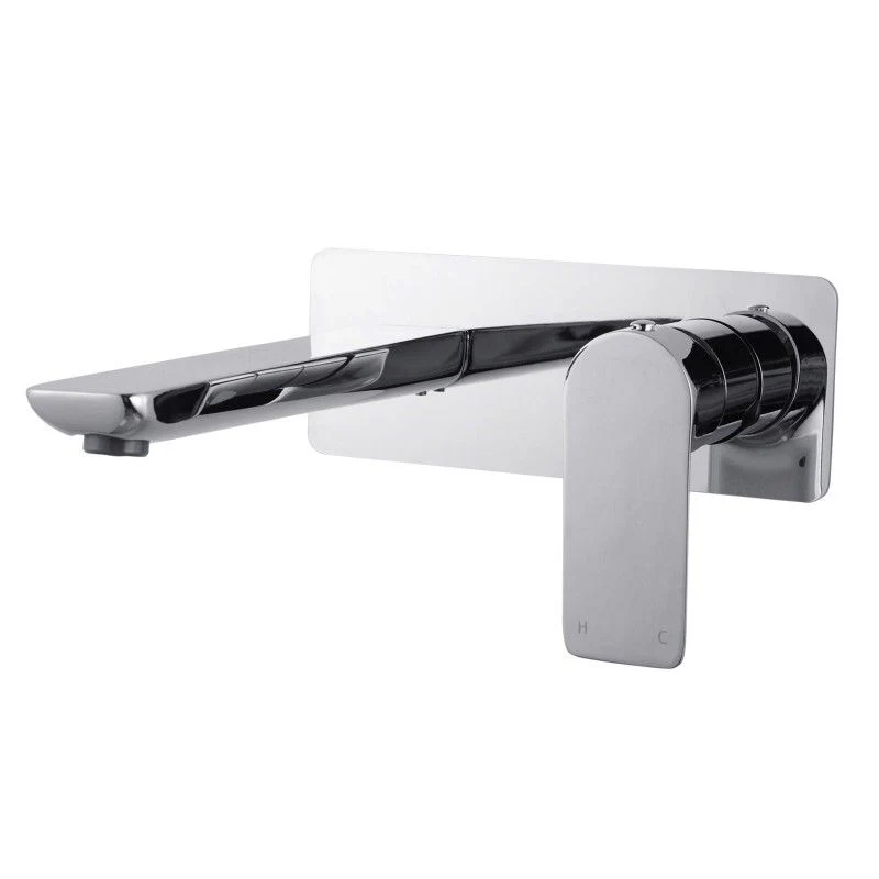 VOG Chrome Bathtub/Basin Wall Mixer With Spout (color up)