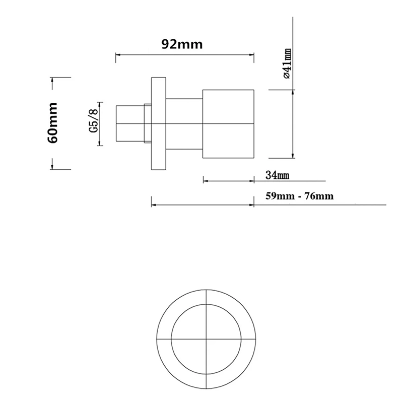LUCID PIN Black Shower Wall Taps - Image 4