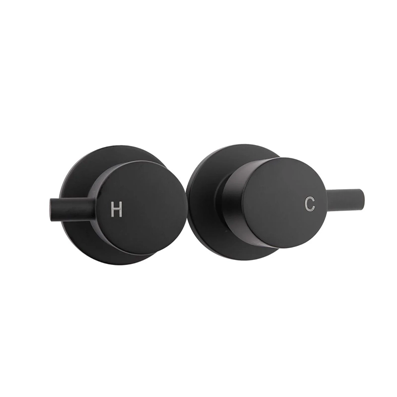 LUCID PIN Black Shower Wall Taps - Image 2