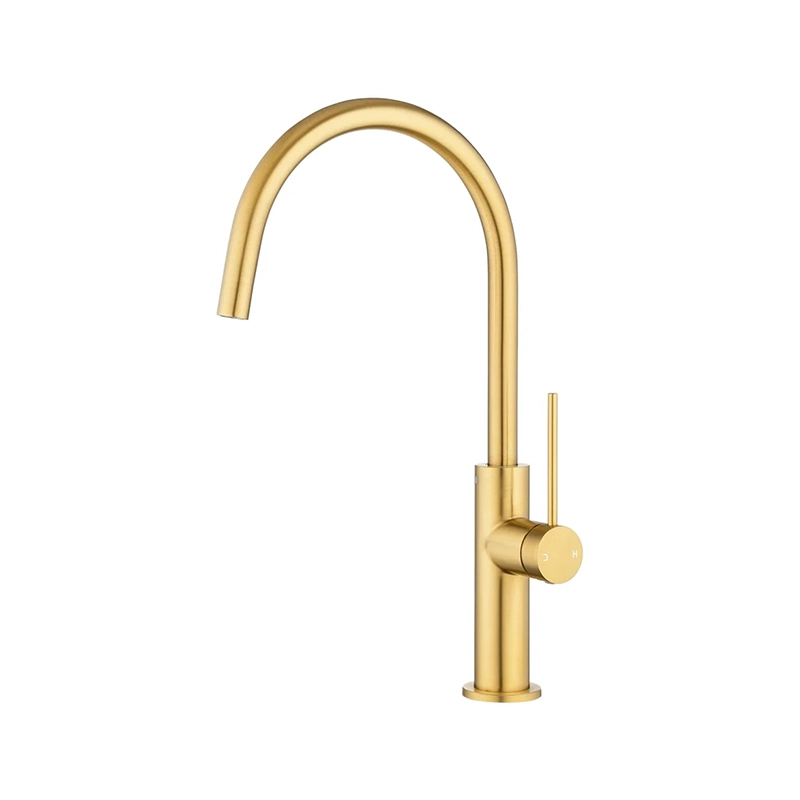 Brushed Brass Standard Kitchen Mixer
