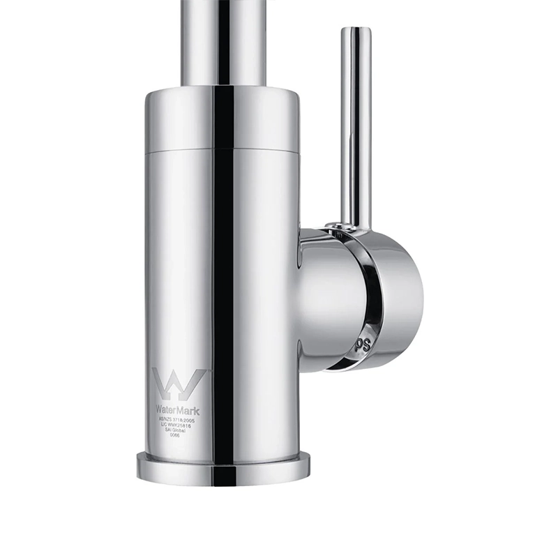 Round Chrome Standard Kitchen Sink Mixer Tap - Image 3