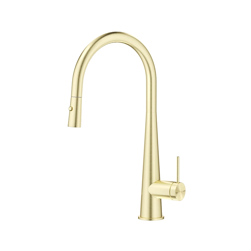 Mica Pull-Out Cone Sink Mixer - French Gold