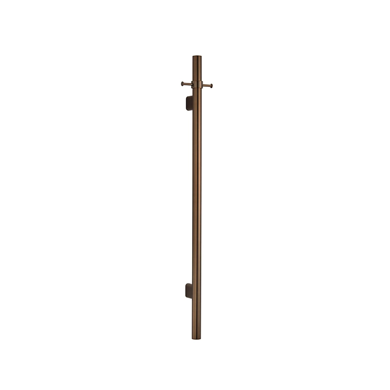 Mica Vertical Heated Towel Rail - Dusk Bronze