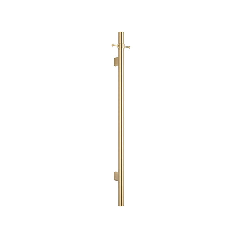 Mica Vertical Heated Towel Rail - French Gold